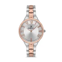 Relógio Analógico Feminino Daniel Klein Premium DK.1.12558-4 - Prata/Rosa Ouro