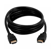 Cabo HDMI Quanta QTHDMI100 3D Full HD 10 Metros - Preto