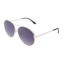 Óculos de Sol Feminino Daniel Klein DK4293P C1 - Azul e Dourado