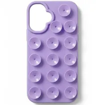 Capa de Silicona Ventosa para iPhone 17 - Lavender