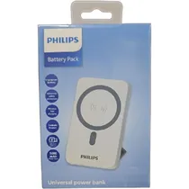 Carregador Wireless Philips DLP9701CW/70 5000MAH Tipo-C - White  Carregador ...