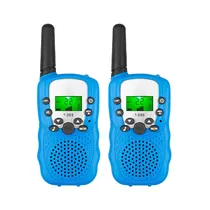 Radio Walkie Talkie Travel T-388 Set com 2 Peças / Ate 3KM / A Pilha (Nao Incluida) - Azul