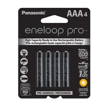 Pilha Rec. Panasonic Eneloop Pro AAA4 950MAH BK-4HCCA4BA