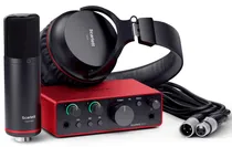 Scarlett Solo Studio 4ª Geração Focusrite – Interface de Áudio