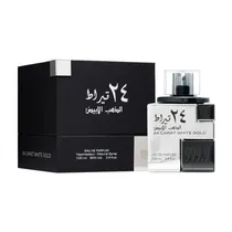 Perfume Lattafa 24 Carat White Gold - Eau de Parfum - Unissex - 100ML