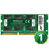 Memoria Ram para Notebook Macrovip DDR3 4GB 1600MHZ - MV16S11/4