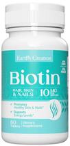 Earth's Creation Biotin 10MG (60 Tabletas)