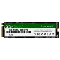 SSD Star Solid 2TB, M.2 Nvme PCI-Exp 3.0, Leitura Até 3000MB/s Gravação 2600MB/s
