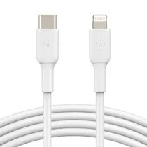 Cabo Belkin Boostcharge 1M USB-C/Lightning Branco - CAA003BT1MWH