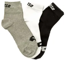 Meia Lotto HO432/WH-BL-GY (3 Pares)
