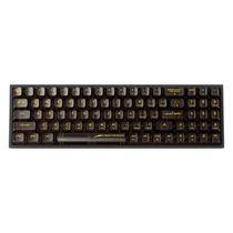 Teclado Gamer Redragon Pollux Pro K628CTB-RGB-Pro Switch Red Layout 75% Sem Fio - Preto Transparente