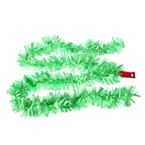 Festo Natalino de Plástico Verde 2 M X 9 CM