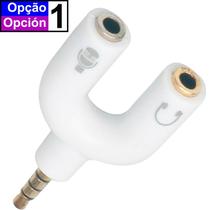 Adaptador Audio Jack 3.5 para Microfone e Audio (Diversos)