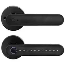 Fechadura Digital Satellite SL-69 Smart Door Lock Preto