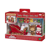 Figuras Epoch Sylvanian Families Merry Christmas Baby Sleigh Ride Set 5644