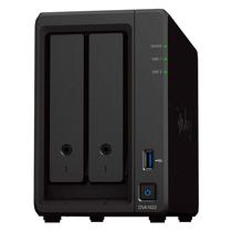 Servidor Nas Synology Deep Learning NVR DVA1622 DDR4 Intel Celeron J4125 2 Baias - Preto