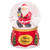 Globo de Neve Cenário de Natal. 10CM Altura 7CM Diametro