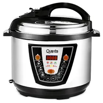 Panela de Pressão Elétrica Quanta QTPE200 / 900W / 5 Litros / 127V ~ 60HZ - Prata/ Preto