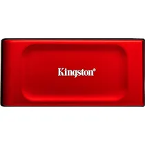 SSD Portátil Kingston XS1000 2 TB USB-C (SXS1000R/2000G) - Vermelho