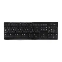 Teclado Logitech K270 - Sem Fio - Espanhol - Preto  Teclado Log...
