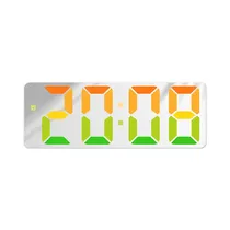 Reloj Digital de Mesa Satellite AC-T6832 Blanco