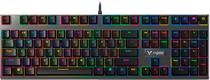 Teclado com Fio Rapoo V700RGB Black (Ingles)