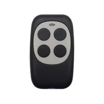 Controle Remoto Wireless Modelo B / RF433 com 4 Botoes / Controle para Portao / Duplicador / Copiador / Alarme - Cinza/ Preto
