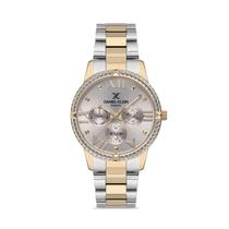 Relogio Analogico Feminino Daniel Klein Exclusive DK.1.12566-4 - Prata/Dourado