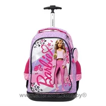 Chenson Mochila Con Rueda CP51167 Barbie Rosa