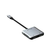 Cabo Adaptador USB-C A 2 HDMI FTX-CM2H4K-Ag 4K/60HZ - Grey