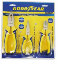 Jogo de Alicates Goodyear GY-PLK-5002 3 Peças