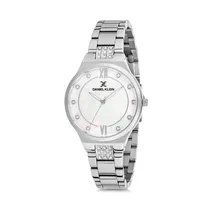 Relógio Analógico Feminino Daniel Klein Premium DK12069-1 - Prata