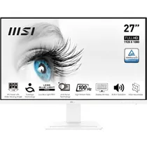 Monitor LED 27" MSI Pro MP273AW FHD 105HZ Branco