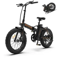 Aostirmotor Bicicleta Electrica Plegable A20 500W 36V 13AH Negro