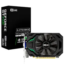 Placa de Video Goline 2GB Nvidia Geforce GT740 GDDR5 GL-GT740-2GB-D5 128BITS 1059MHZ HDMI, DVI, VGA(D-Sub)