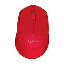 Mouse Logitech M280 - Sem Fio - 1000 Dpi - 3 Botões - Vermelho  Mouse Logit...
