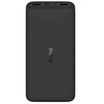 Carregador Portátil Xiaomi Redmi PB100LZM Turbo / 10000MAH / 2XUSB / Micro USB / Tipo C - Preto