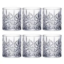 Conjunto com 6 Copos de Vidro 270ML