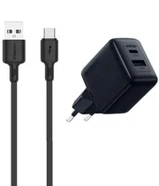 Carregador Oraimo OCW-5183E+C53 USB-A/USB-C 18W - Black