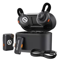 Microfone Lapela Hollyland Lark M2S Combo Sem Fio para Smartphone - Preto (2TX+1RX)