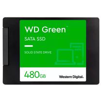 SSD de 480GB Western Digital Green WDS480G3G0A / 2.5" / SATA 3 / 545MB/ s - Preto