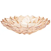 Fruteira Decorativa Vidro Dourada 32X8.5CM