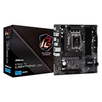 Placa Mae Asrock B760M PG Lightning/D4 DDR4 Socket LGA 1700 Chipset Intel B760 Micro ATX