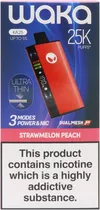 Vape Descartável Waka KA25 Strawmelon Peach 25000 Puffs