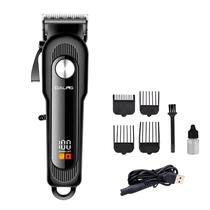 Maquina de Corta Cabelo Professional Daling com LED Indicador de Bateria DL-1583 DCV5/1A 5W - Preta