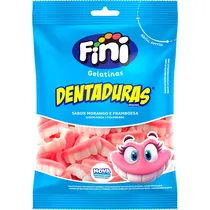 Balas de Gelatina Fini Dentaduras - 80GR
