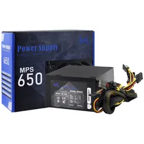 Fonte de Alimentação para PC Mtek MPS-650 ATX 650W/Bivolt - Preto