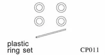CP011 O Ring Rubber/Plas.Ring