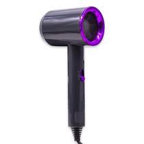 Secador de Cabelo Powerful Hair Dryer K00018 220V ~ 50/60HZ - Cinza/Roxo