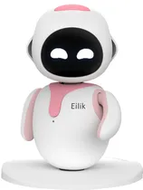 Eilik Robot Inteligente Interativo de Mesa - Pink/White
